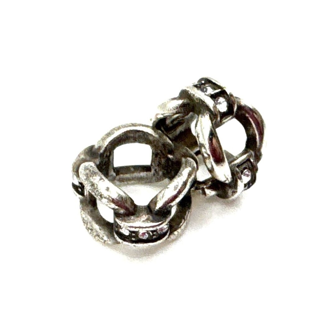 Brighton Meridian Swing Clear/Colorless Crystals Spacer Bead-Lot of 2